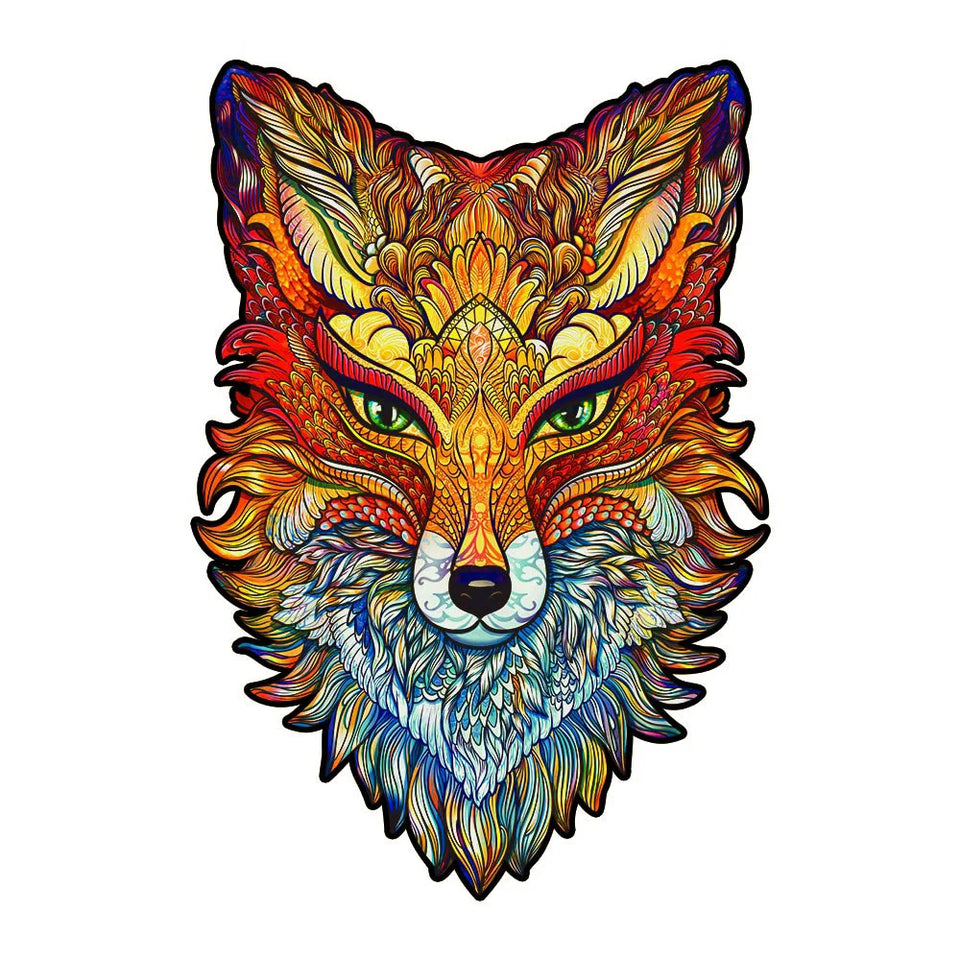木製パズル赤狐