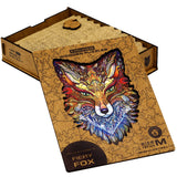 木製パズル赤狐